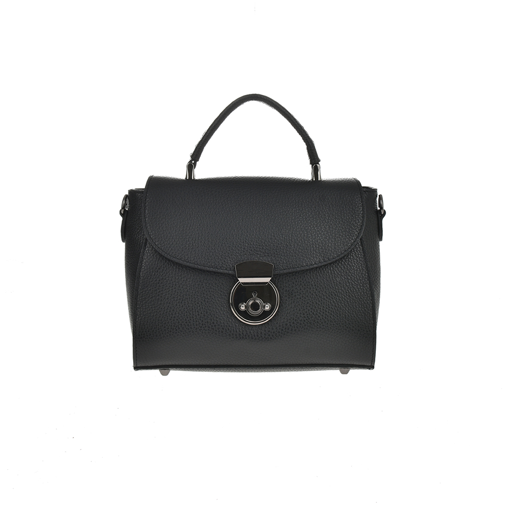 Geanta de mana din piele naturala Chiara Canotti CC0928, Negru, #1, Bagsy