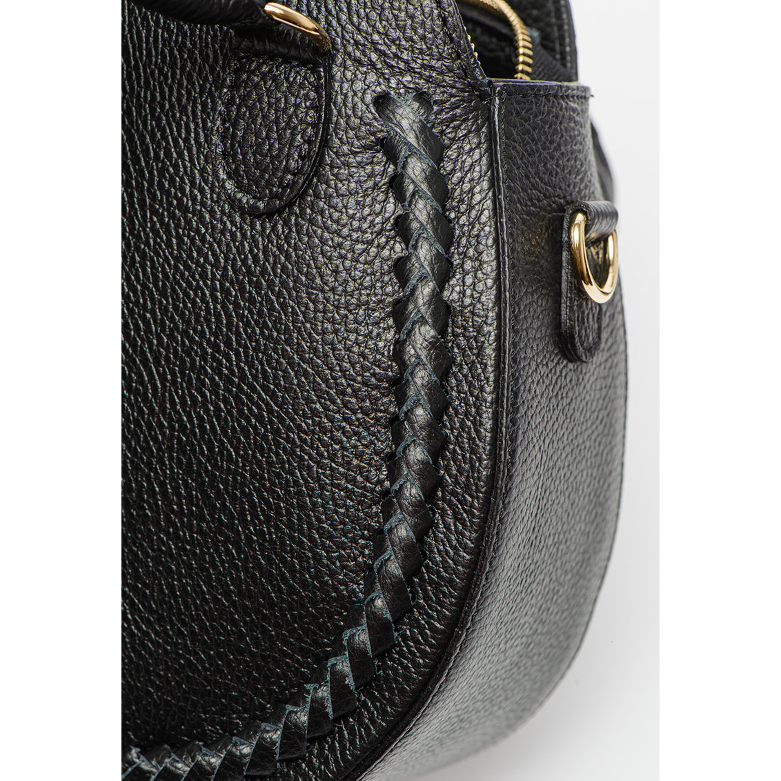 Geanta de umar din piele naturala Chiara  Canotti CC1175, Negru, #2, Bagsy