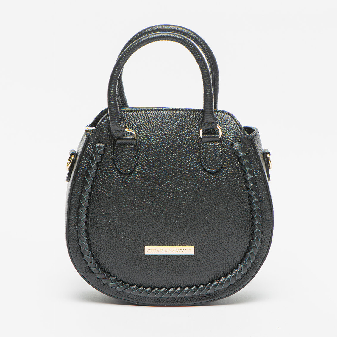 Geanta de umar din piele naturala Chiara  Canotti CC1175, Negru, #4, Bagsy