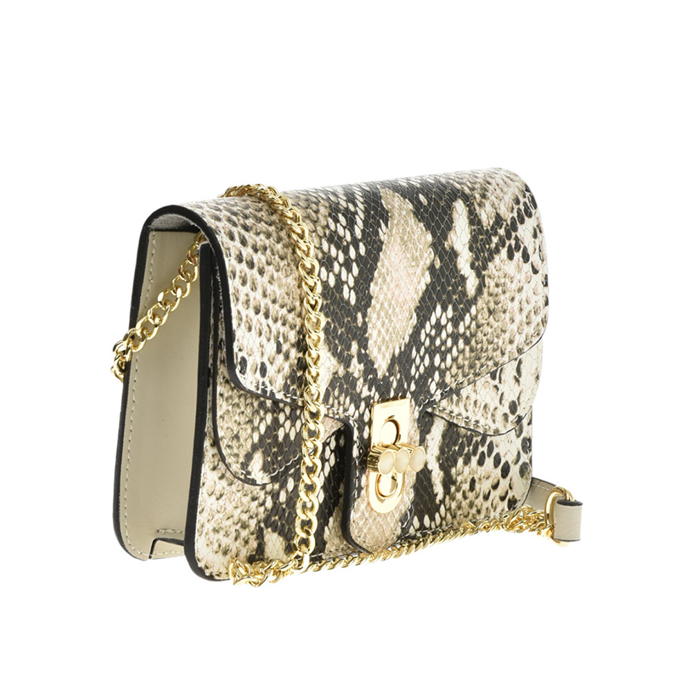 Geanta de umar din piele naturala Chiara Canotti CC0718, Bej, #2, Bagsy