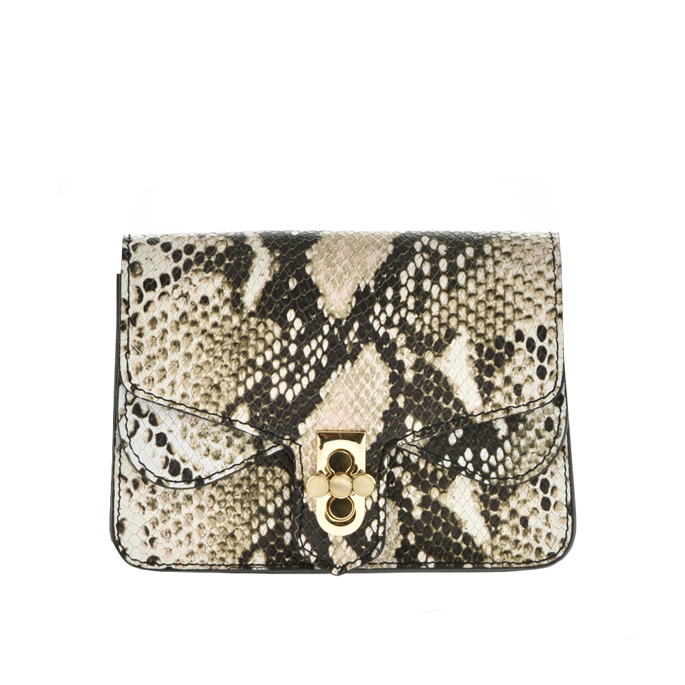 Geanta de umar din piele naturala Chiara Canotti CC0718, Negru, #1, Bagsy