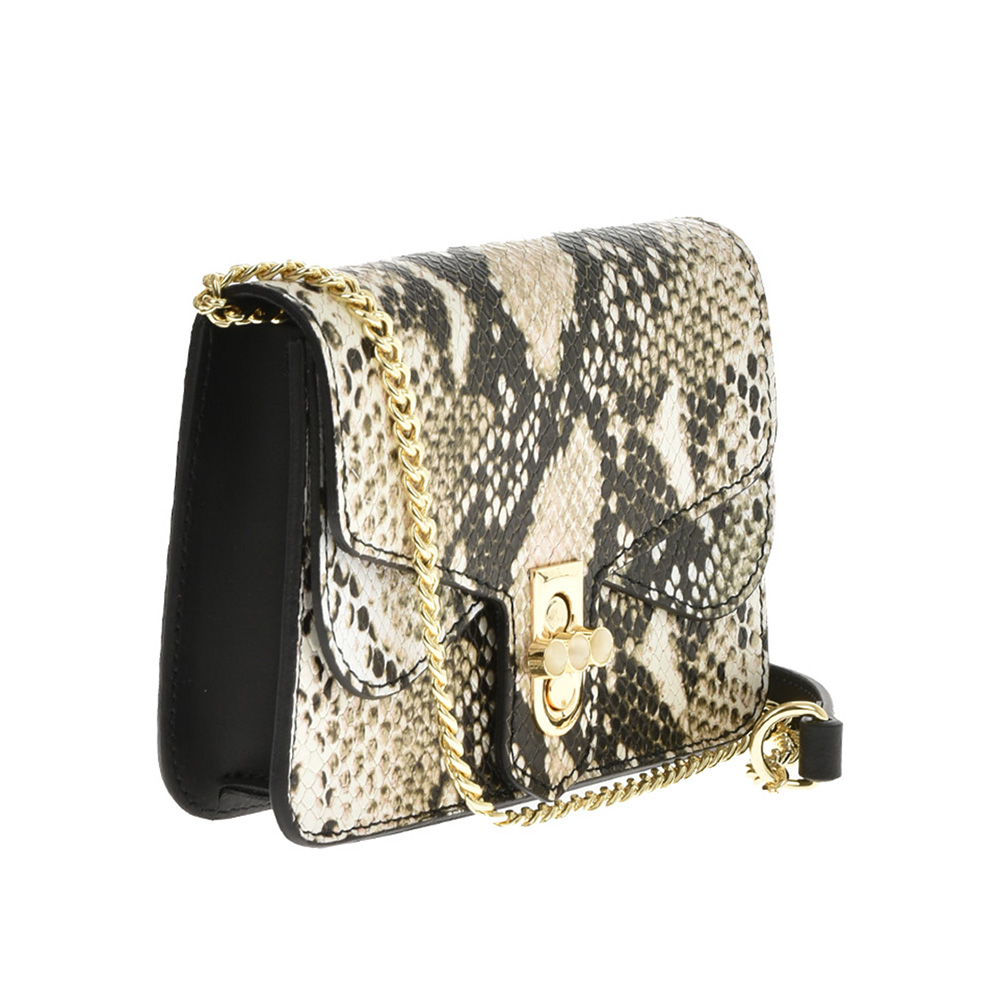 Geanta de umar din piele naturala Chiara Canotti CC0718, Negru, #2, Bagsy