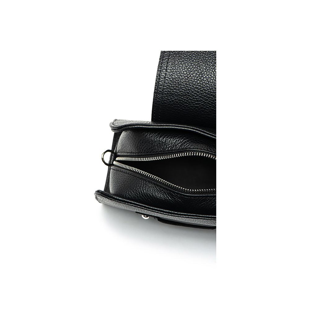 Geanta de umar din piele naturala Chiara Canotti CC0720, Negru, #3, Bagsy