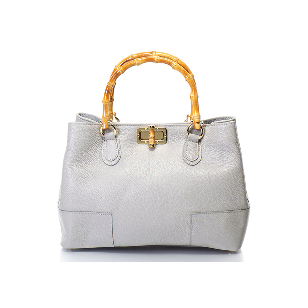 Geanta de mana din piele naturala Chiara Canotti CC0200, Gri, #1, Bagsy