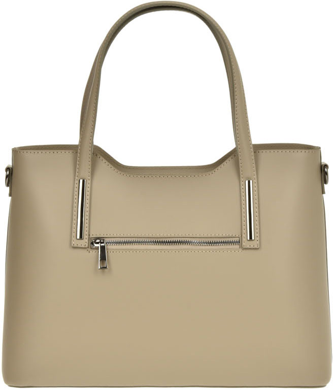 Geanta tote din piele naturala Chiara Canotti CC0404, Grej, #3, Bagsy