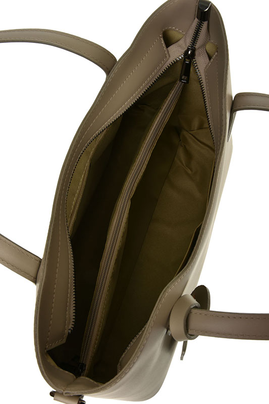 Geanta tote din piele naturala Chiara Canotti CC0404, Grej, #4, Bagsy