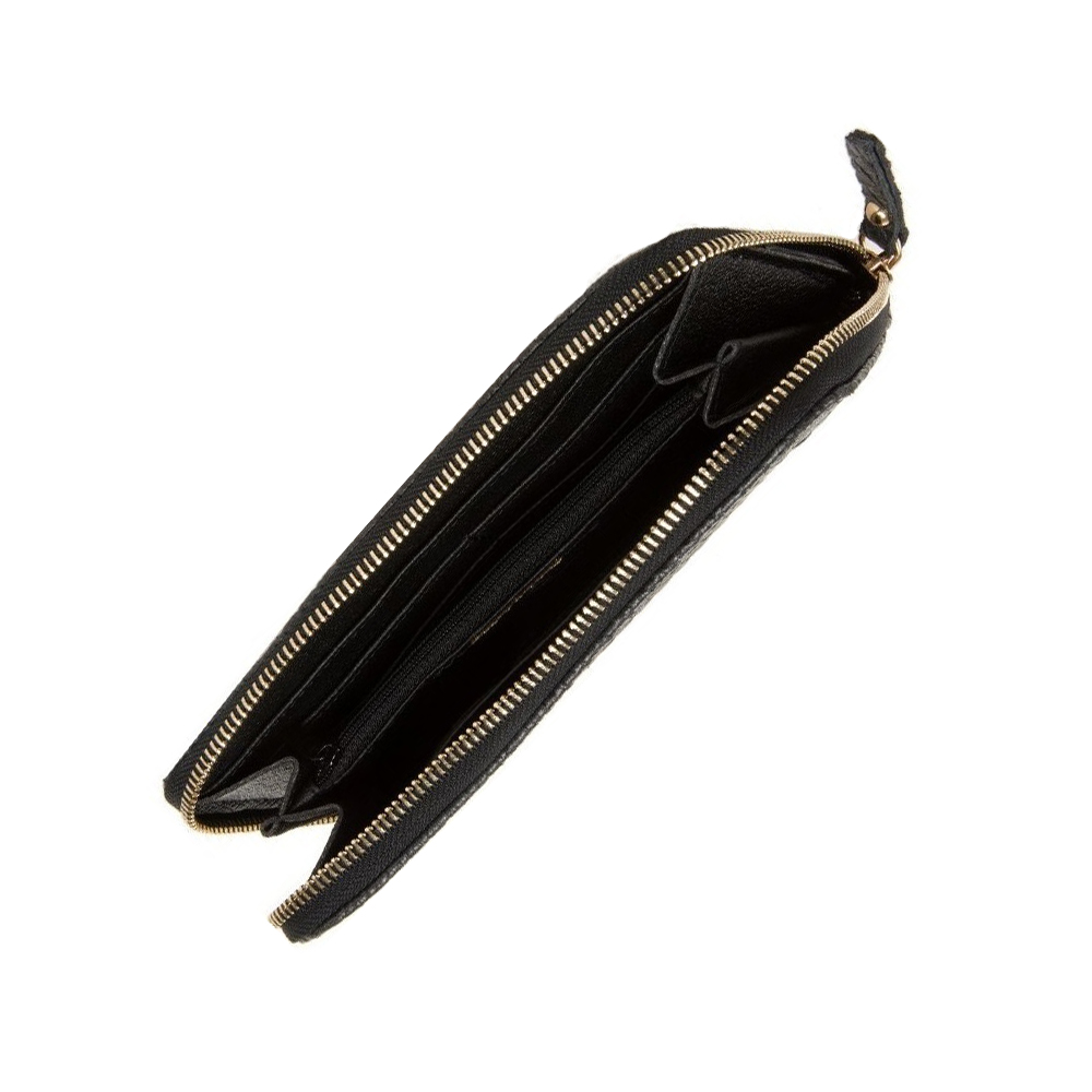 Portofel dama din piele naturala Chiara Canotti CC0346,  Negru, #4, Bagsy