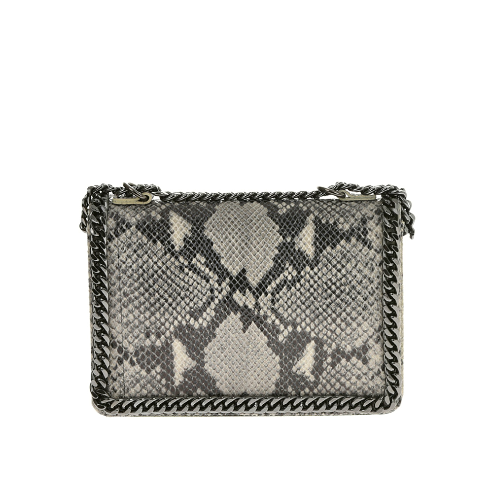 Geanta de umar din piele naturala Carolina di Rosa CR0734, Grej, #1, Bagsy