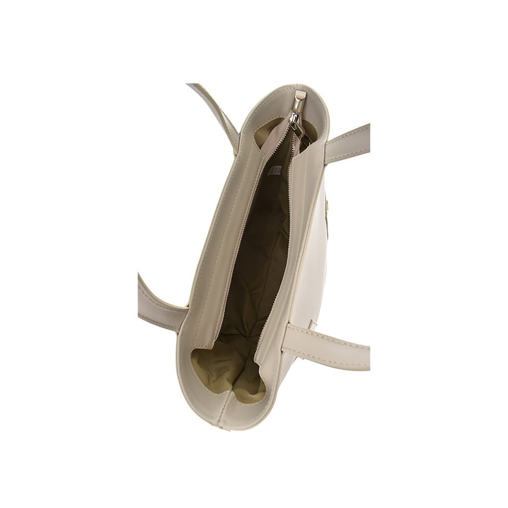 Geanta dama din piele naturala Carolina di Rosa CR0907, Bej, #5, Bagsy