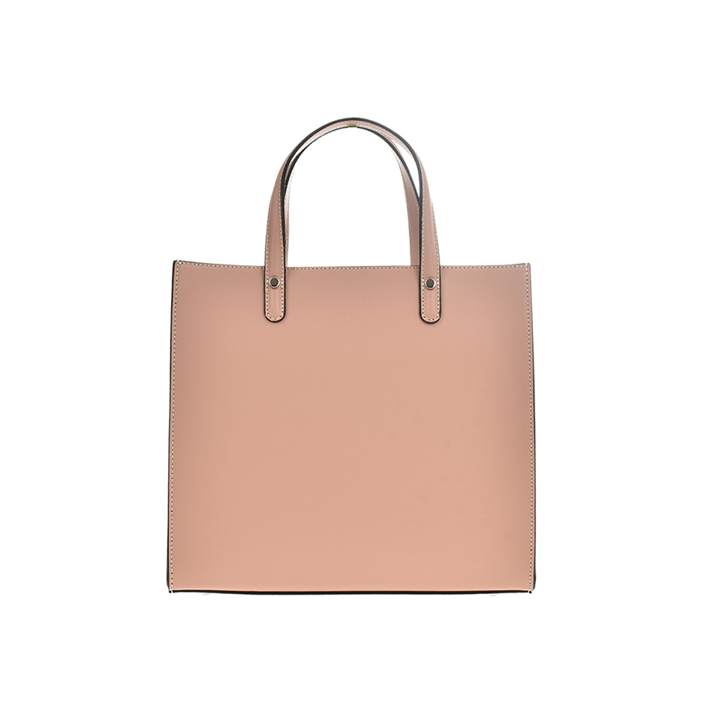 Geanta dama din piele naturala Carolina di Rosa CR0910, Roz, #1, Bagsy