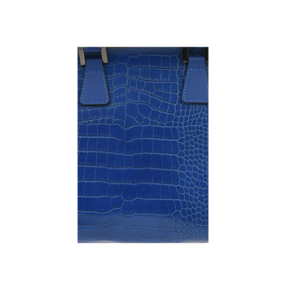 Geanta dama din piele naturala Carolina di Rosa CR0912, Albastru, #4, Bagsy