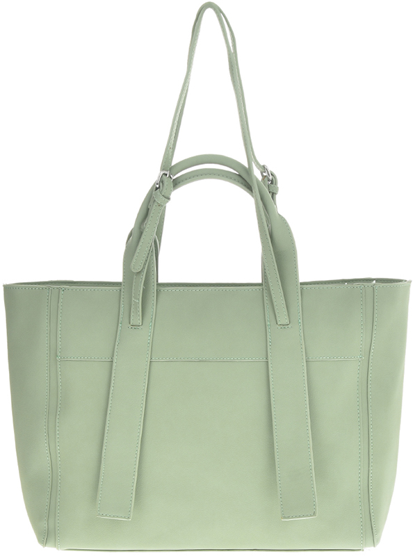 Geanta de mana piele ecologica Francesca Rossi FR5115, Verde deschis, #1, Bagsy