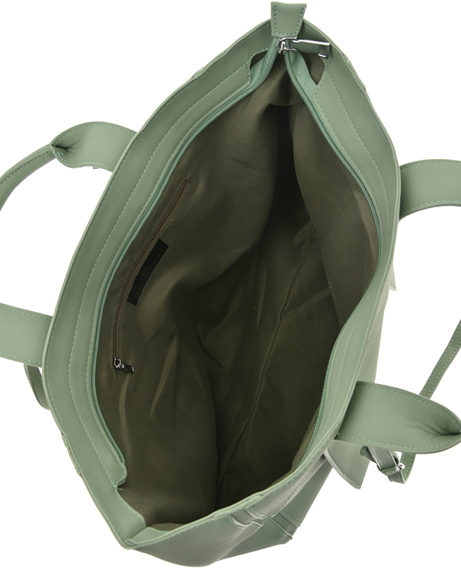 Geanta de mana piele ecologica Francesca Rossi FR5115, Verde deschis, #5, Bagsy