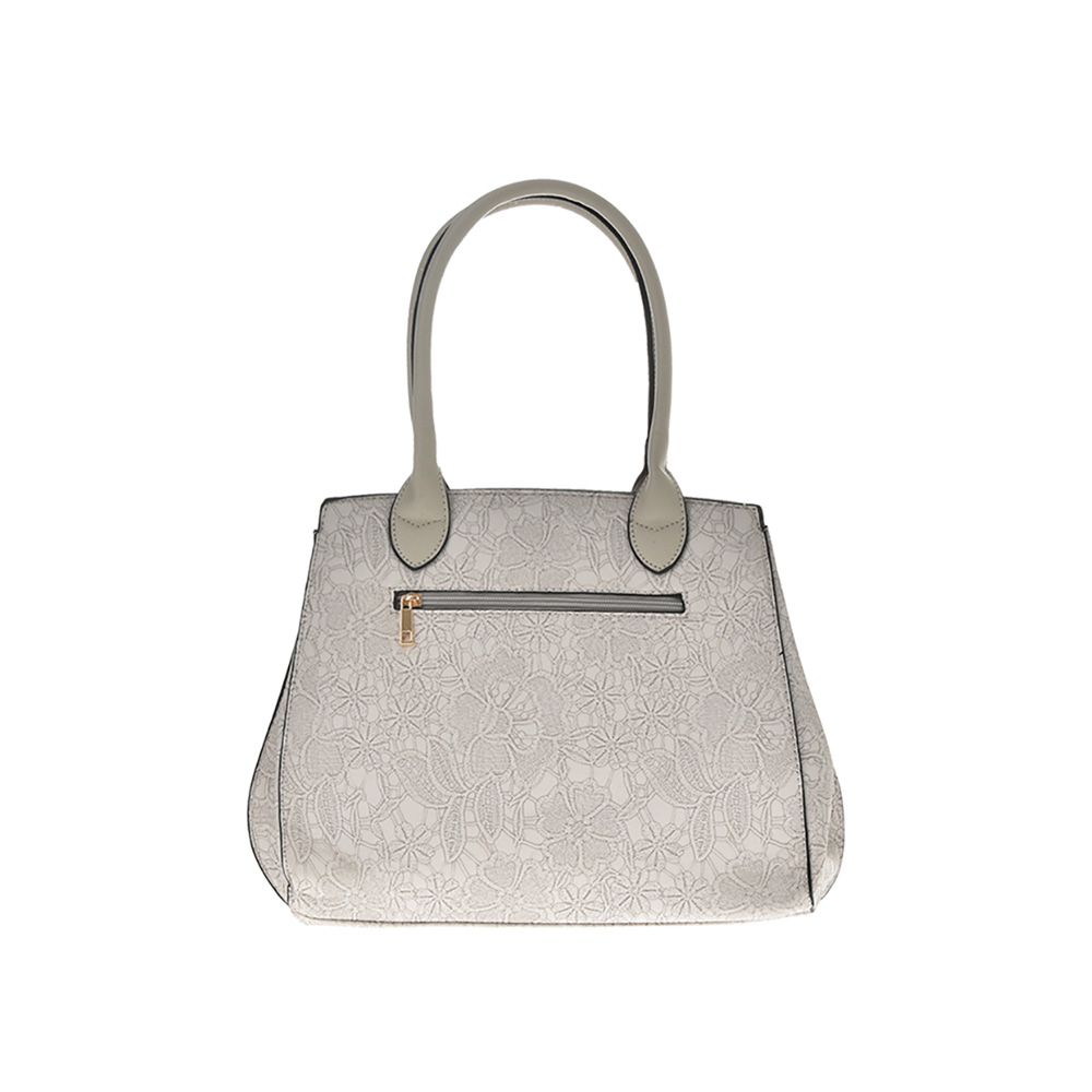 Geanta de mana din piele ecologica Francesca Rossi FR5288, Gri, #3, Bagsy