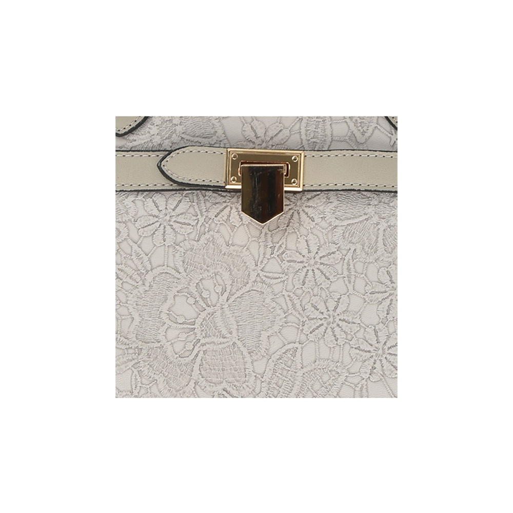 Geanta de mana din piele ecologica Francesca Rossi FR5288, Gri, #4, Bagsy