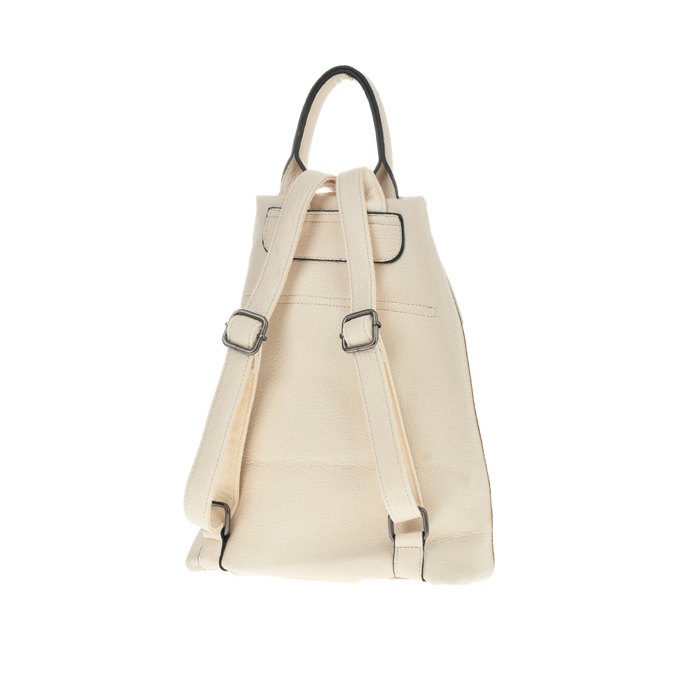 Rucsac dama din piele ecologica Francesca Rossi FR5394, Bej, #2, Bagsy