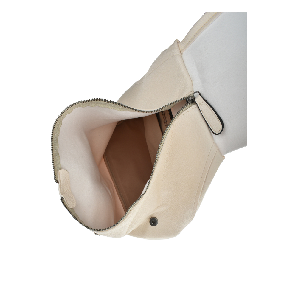 Rucsac dama din piele ecologica Francesca Rossi FR5394, Bej, #3, Bagsy