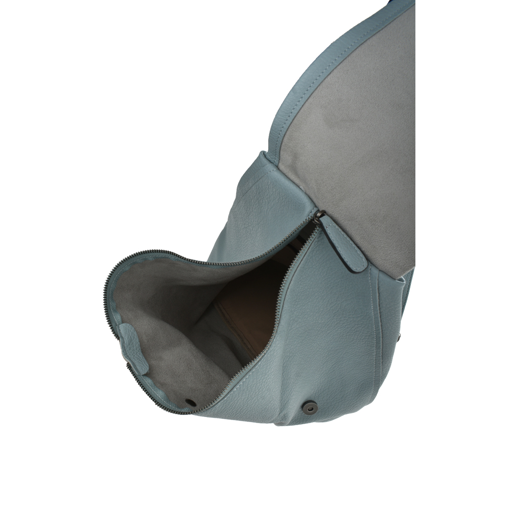 Rucsac dama din piele ecologica Francesca Rossi FR5394, Albastru, #3, Bagsy