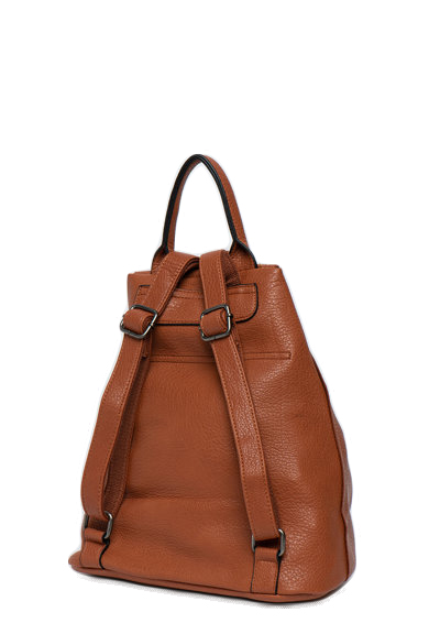 Rucsac dama din piele ecologica Francesca Rossi FR5394, Maro, #2, Bagsy