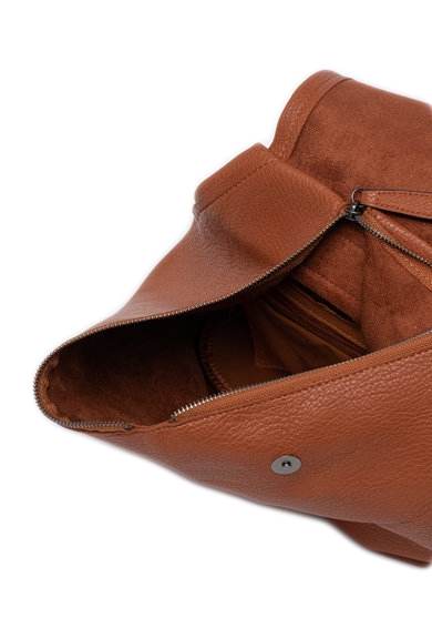 Rucsac dama din piele ecologica Francesca Rossi FR5394, Maro, #3, Bagsy