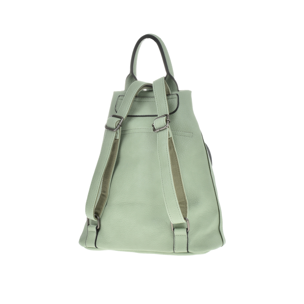 Rucsac dama din piele ecologica Francesca Rossi FR5394, Verde, #2, Bagsy