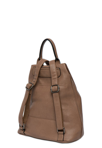 Rucsac dama din piele ecologica Francesca Rossi FR5394, Grej, #2, Bagsy