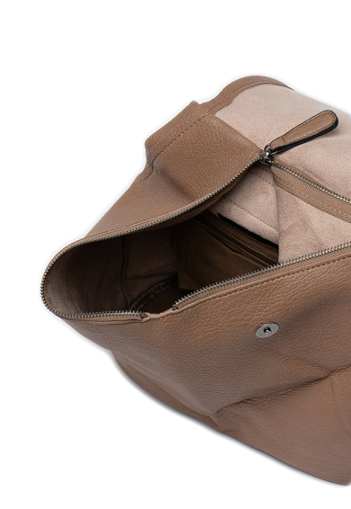 Rucsac dama din piele ecologica Francesca Rossi FR5394, Grej, #3, Bagsy