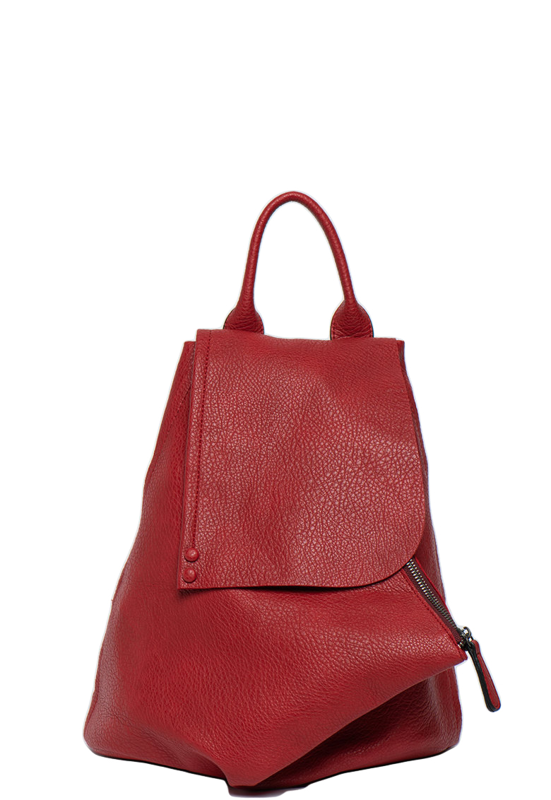 Rucsac dama din piele ecologica Francesca Rossi FR5394, Rosu, #1, Bagsy