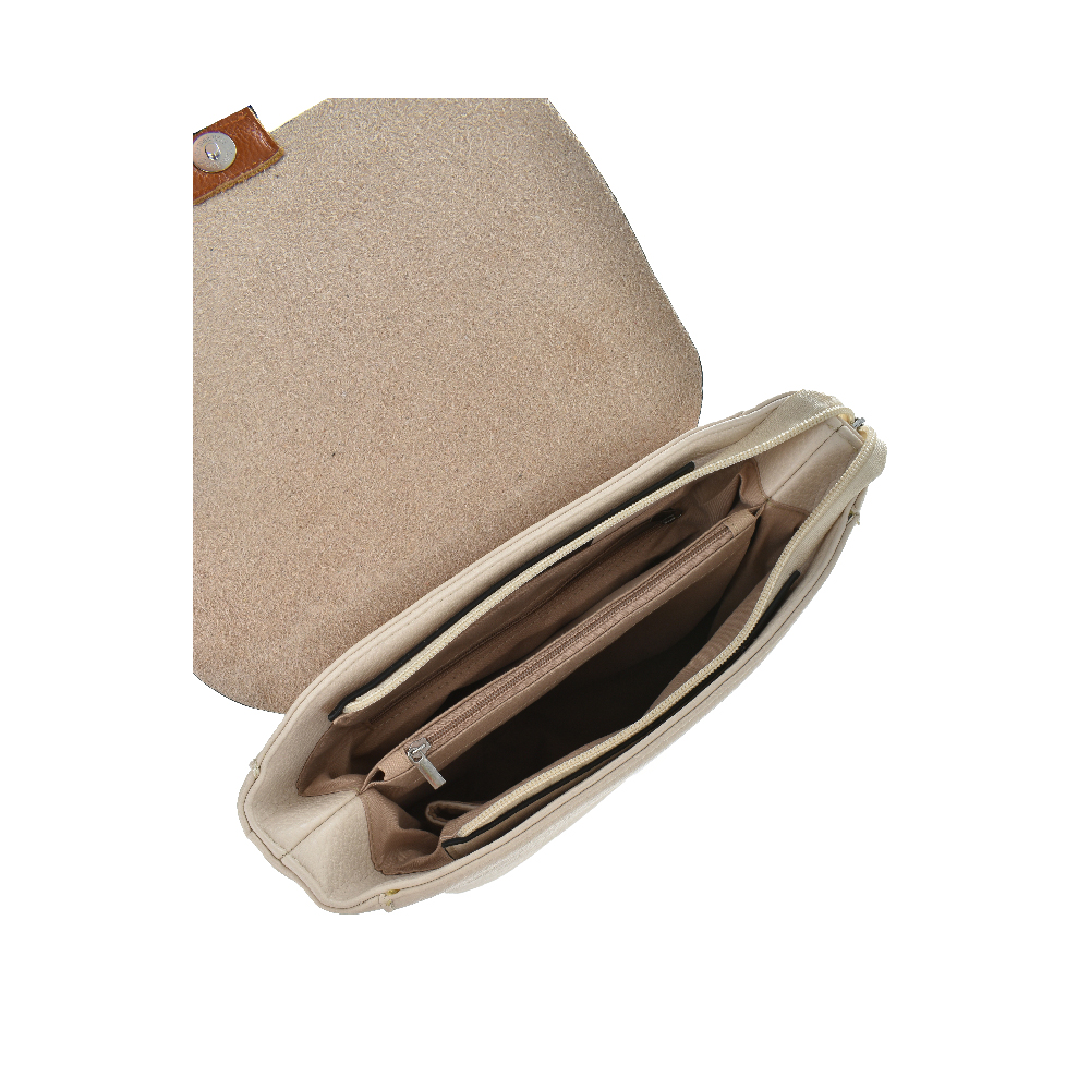 Rucsac dama din piele ecologica Francesca Rossi FR5487, Bej, #4, Bagsy