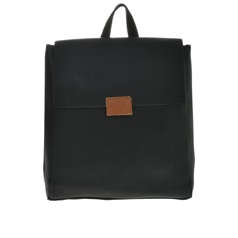 Rucsac dama din piele ecologica Francesca Rossi FR5487, Negru, #1, Bagsy