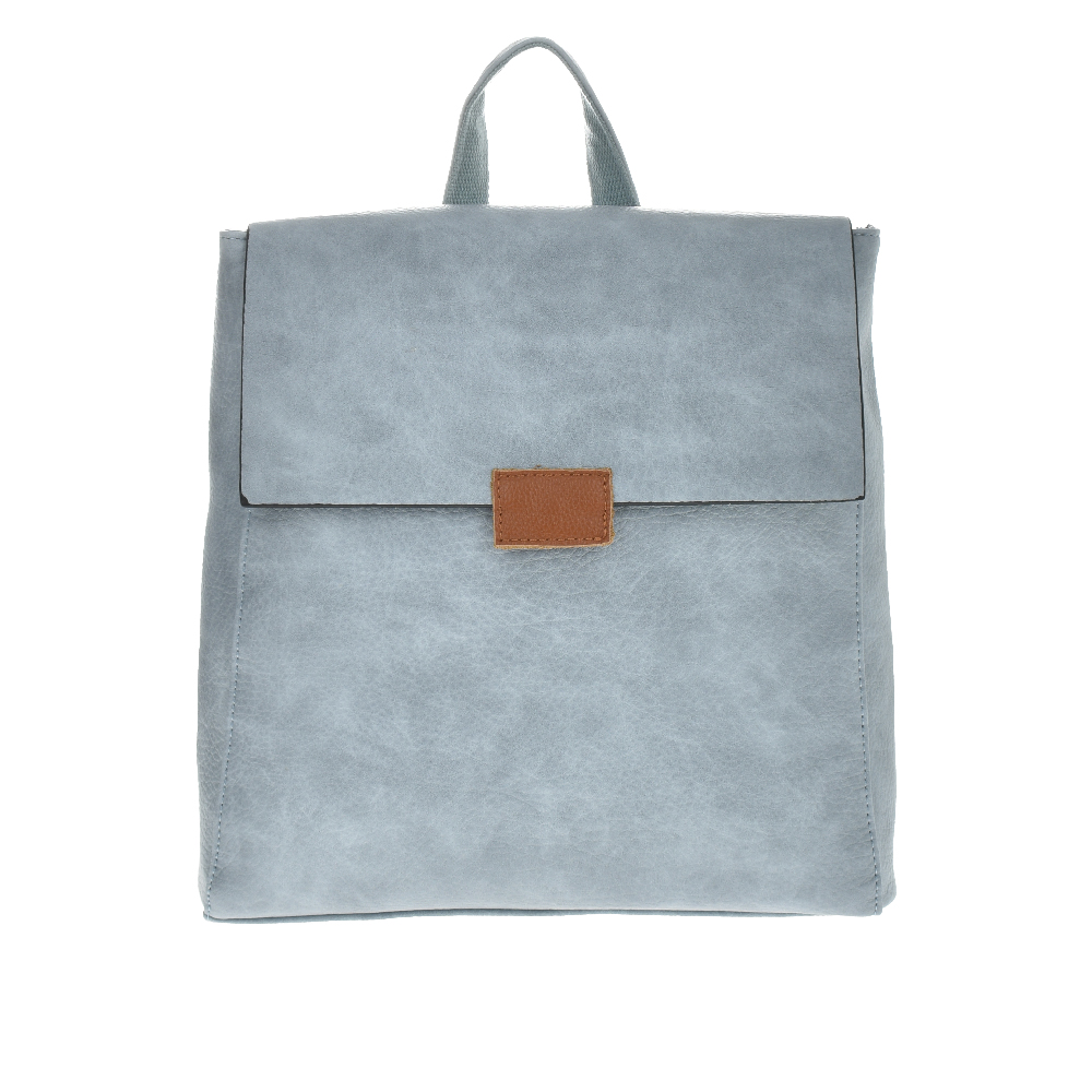 Rucsac dama din piele ecologica Francesca Rossi FR5487, Albastru, #1, Bagsy