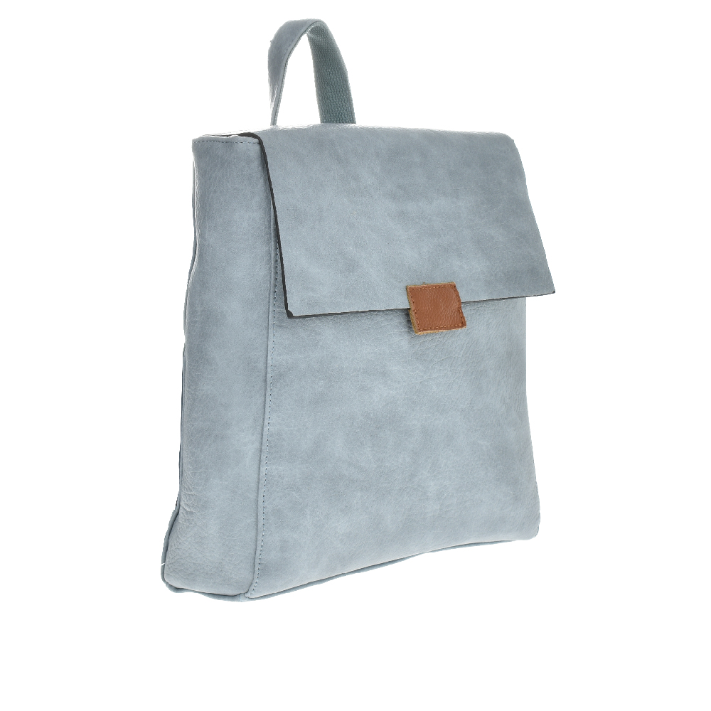 Rucsac dama din piele ecologica Francesca Rossi FR5487, Albastru, #2, Bagsy