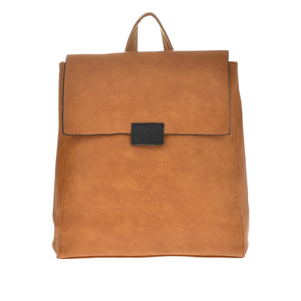 Rucsac dama din piele ecologica Francesca Rossi FR5487, Maro, #1, Bagsy