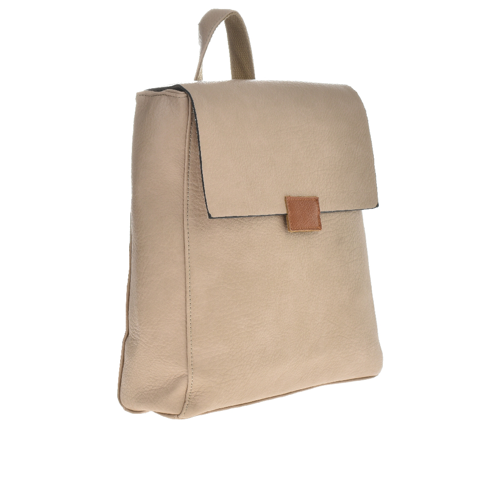 Rucsac dama din piele ecologica Francesca Rossi FR5487, Khaki, #2, Bagsy