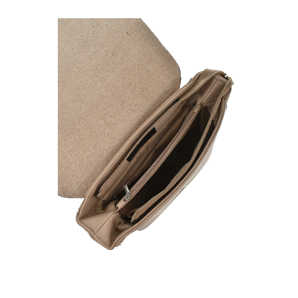 Rucsac dama din piele ecologica Francesca Rossi FR5487, Khaki, #4, Bagsy