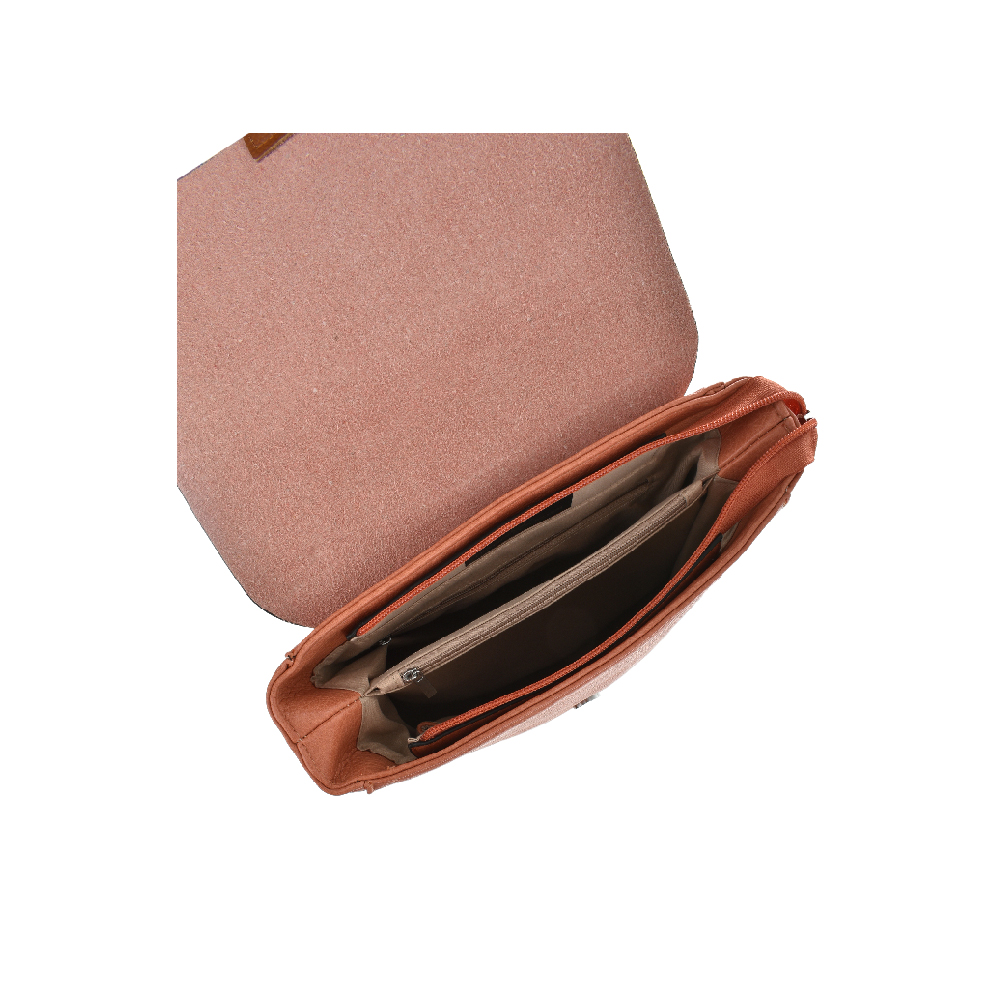 Rucsac dama din piele ecologica Francesca Rossi FR5487, Portocaliu, #4, Bagsy