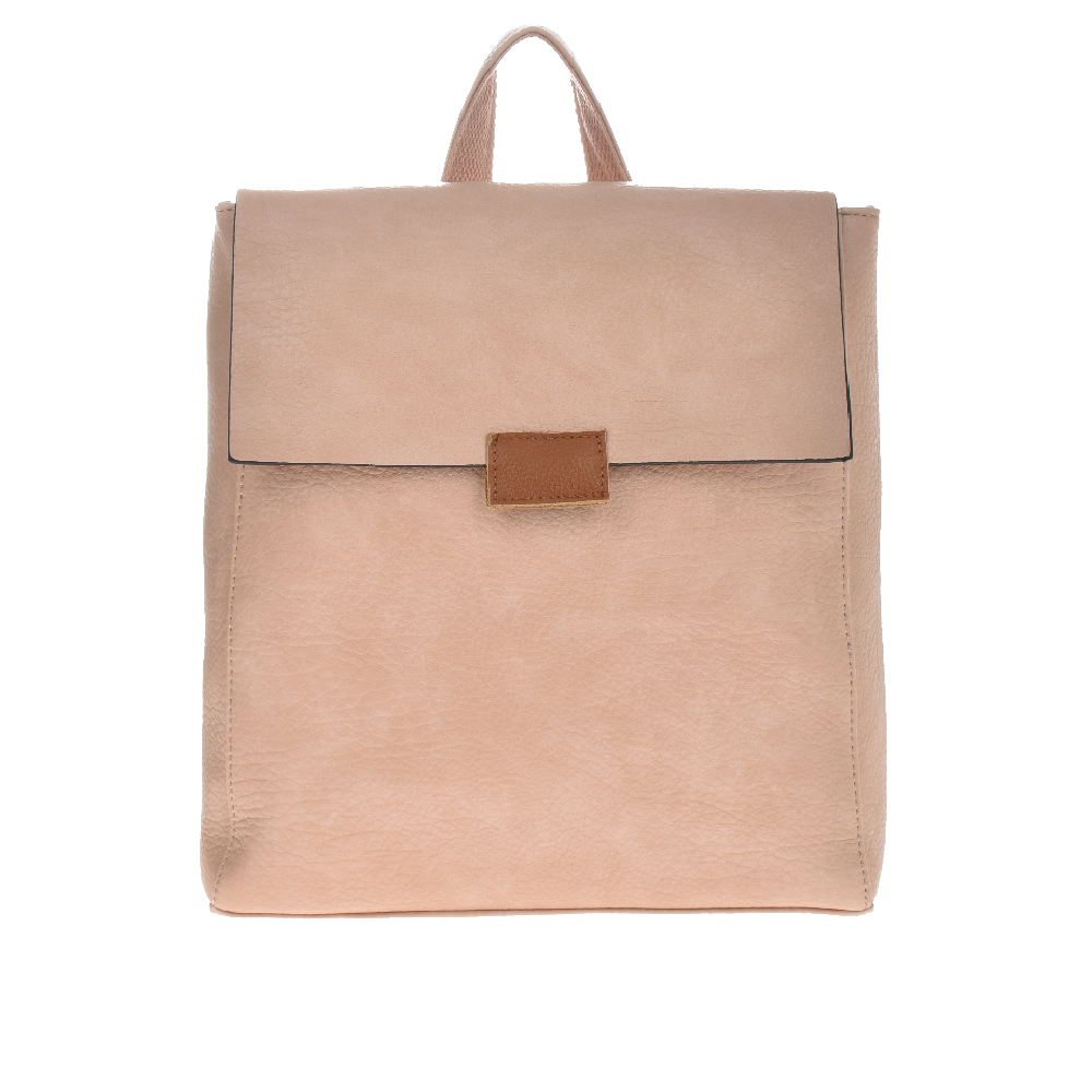 Rucsac dama din piele ecologica Francesca Rossi FR5487, Roz, #1, Bagsy