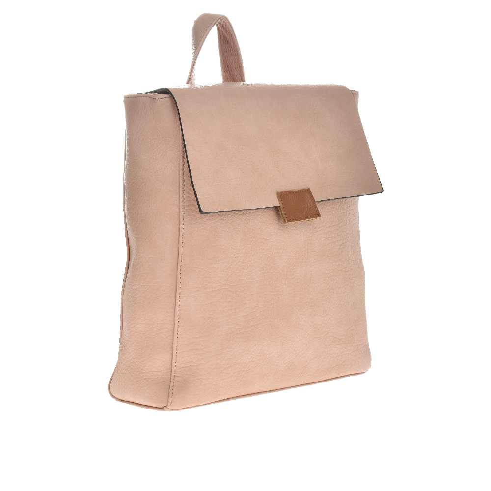 Rucsac dama din piele ecologica Francesca Rossi FR5487, Roz, #2, Bagsy