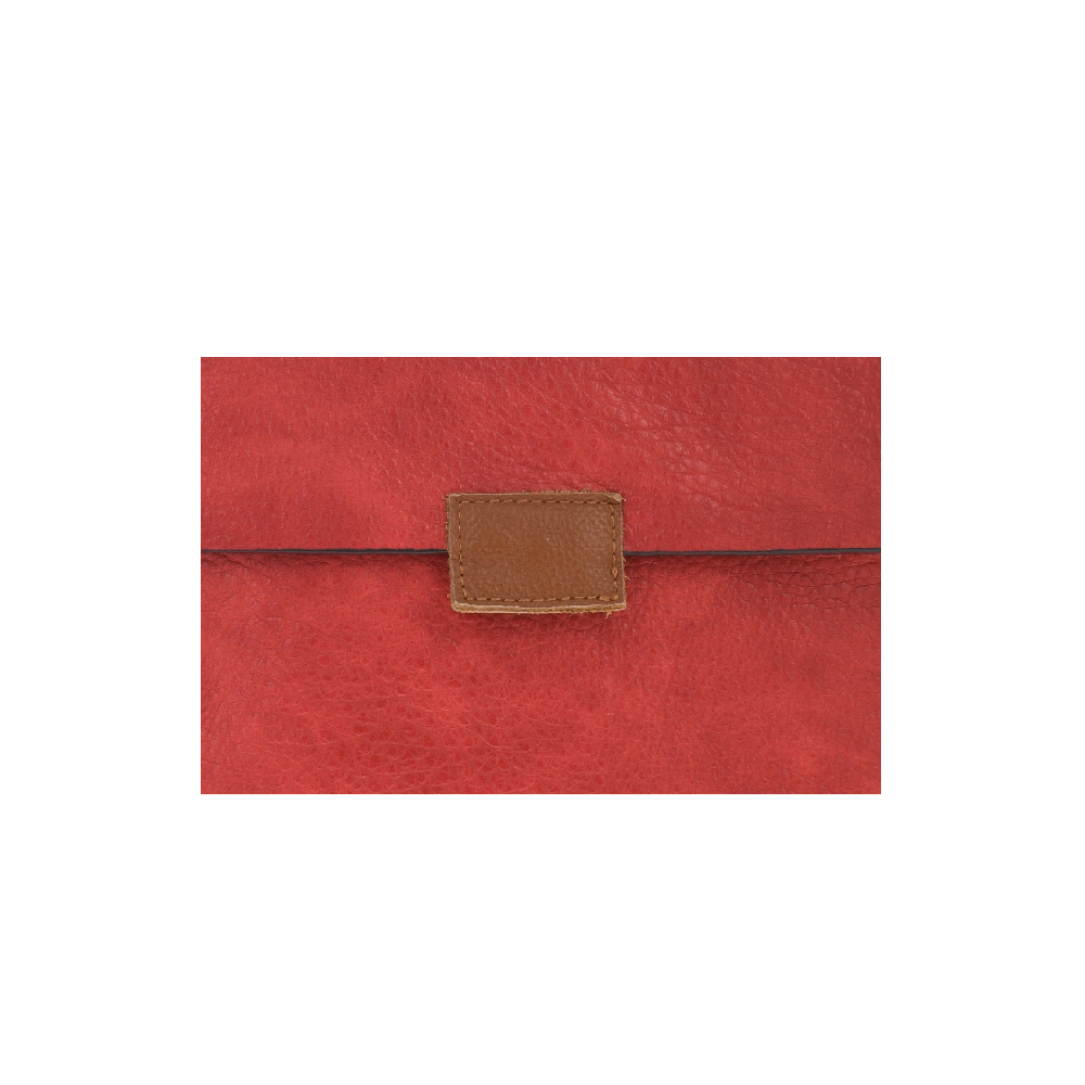 Rucsac dama din piele ecologica Francesca Rossi FR5487, Rosu, #5, Bagsy