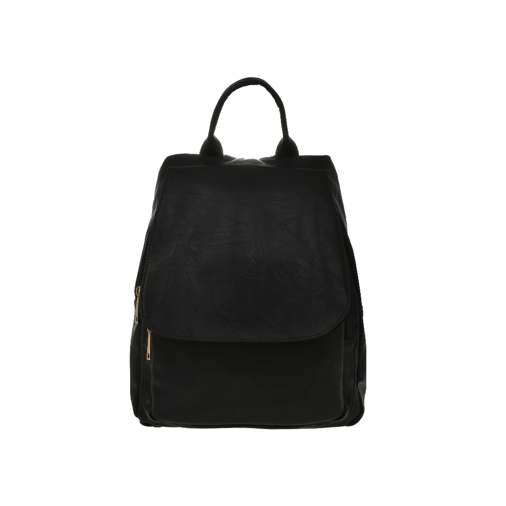 Rucsac dama din piele ecologica Francesca Rossi FR5663, Negru, #1, Bagsy