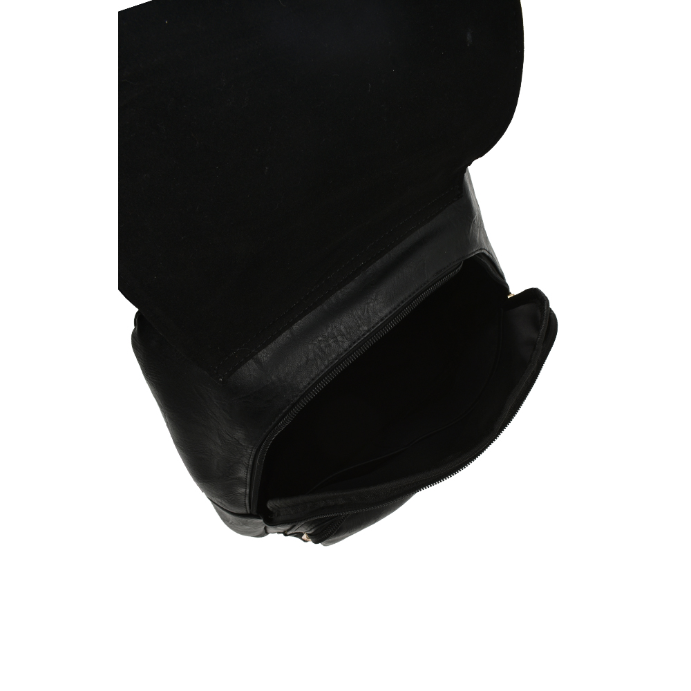 Rucsac dama din piele ecologica Francesca Rossi FR5663, Negru, #4, Bagsy