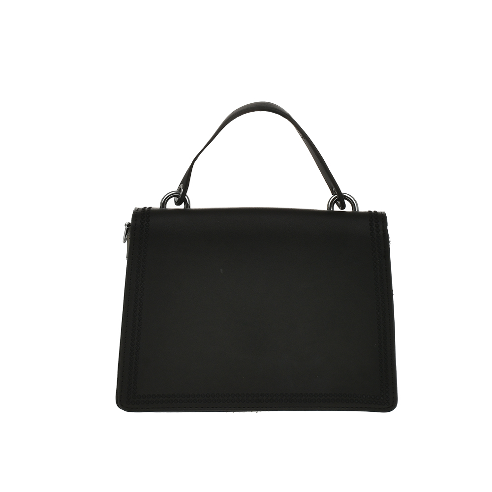 Geanta dama din piele ecologica Francesca Rossi FR5857, Negru, #3, Bagsy