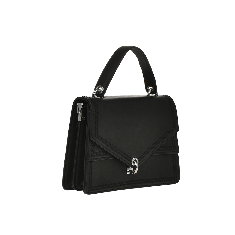 Geanta dama din piele ecologica Francesca Rossi FR5857, Negru, #2, Bagsy