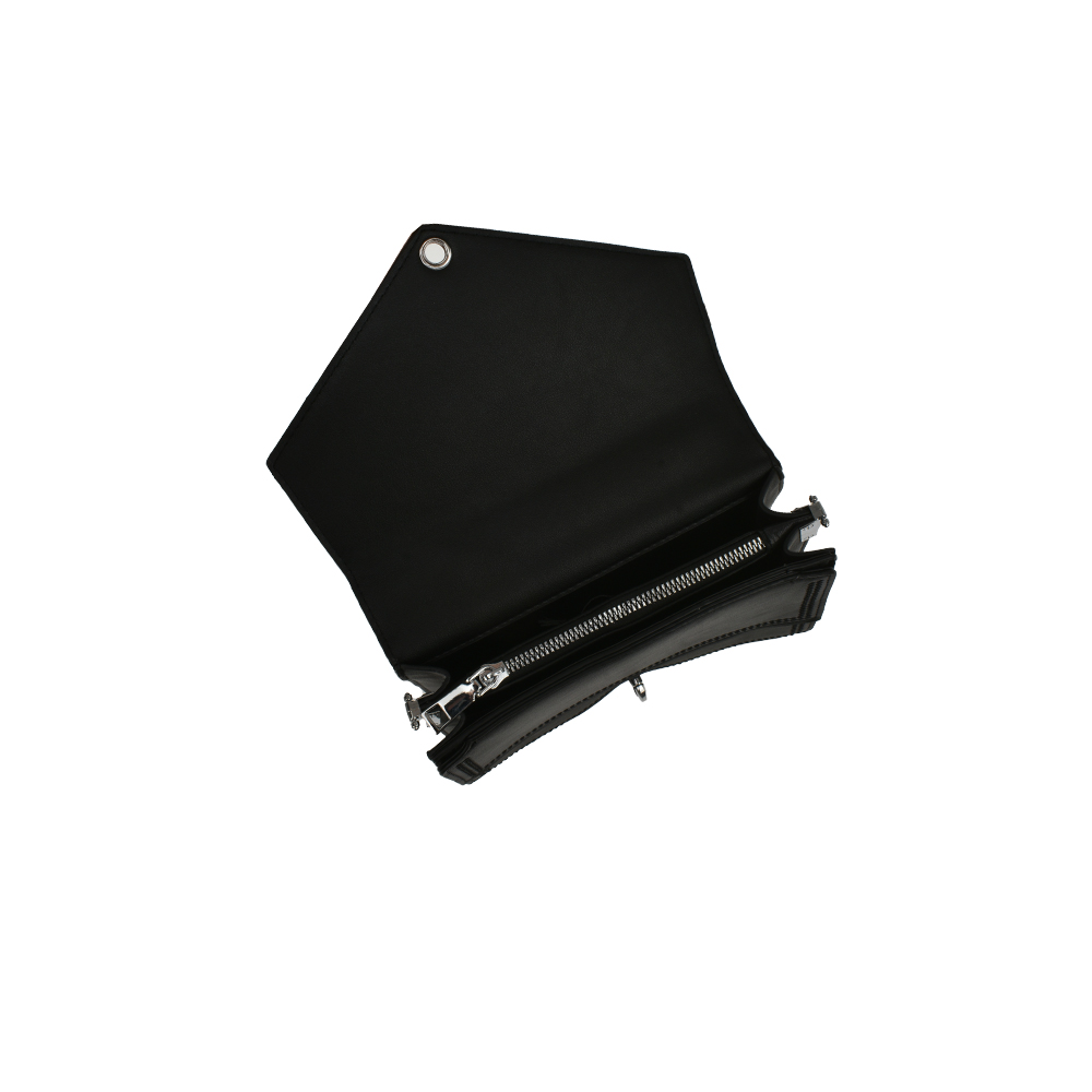 Geanta dama din piele ecologica Francesca Rossi FR5857, Negru, #4, Bagsy