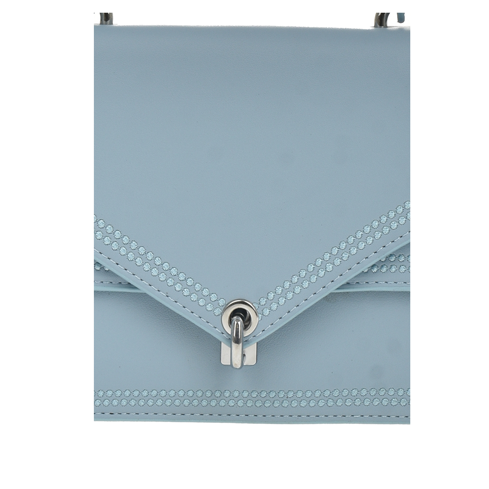 Geanta dama din piele ecologica Francesca Rossi FR5857, Albastru, #5, Bagsy