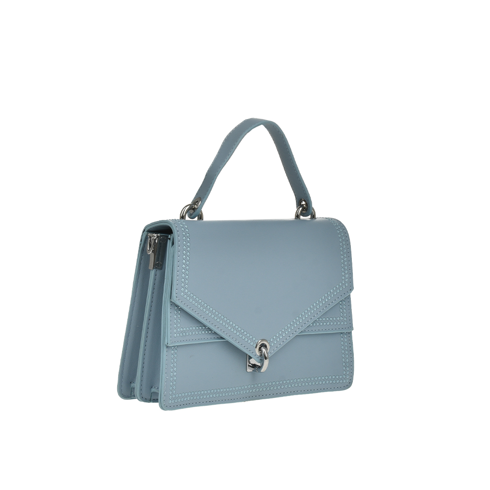 Geanta dama din piele ecologica Francesca Rossi FR5857, Albastru, #2, Bagsy