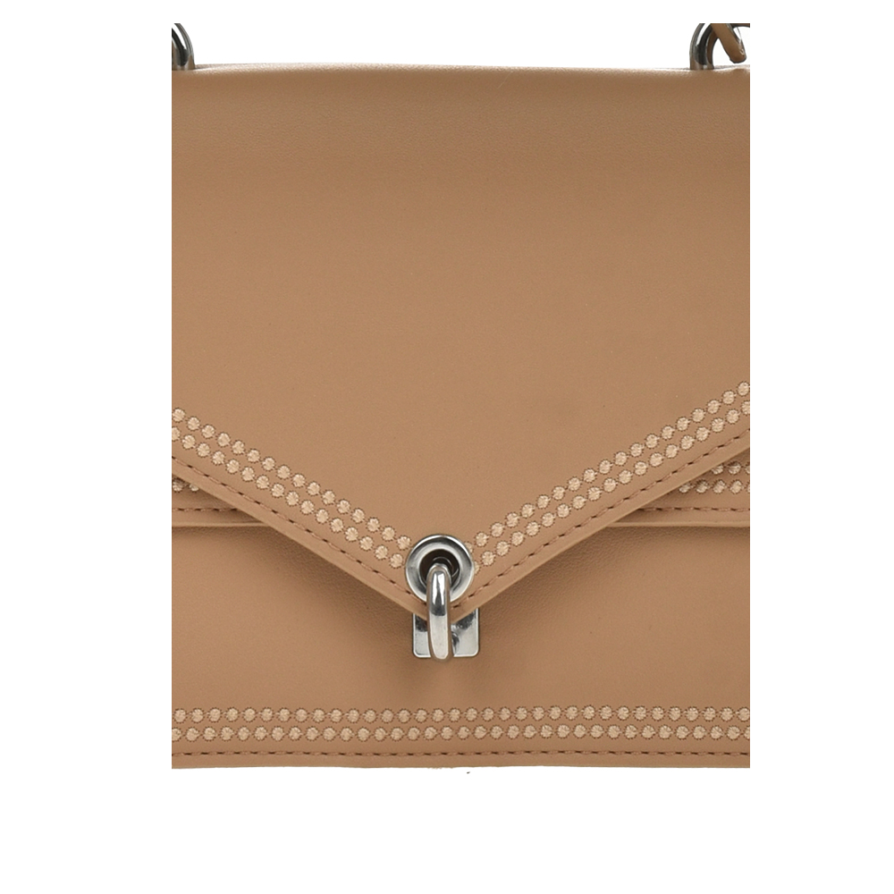 Geanta dama din piele ecologica Francesca Rossi FR5857, Maro, #5, Bagsy