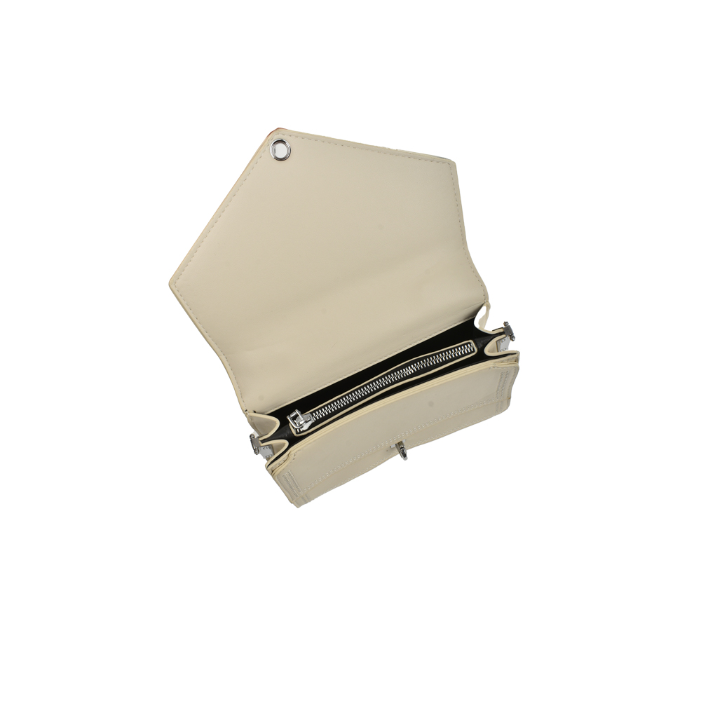 Geanta dama din piele ecologica Francesca Rossi FR5857, Crem, #4, Bagsy