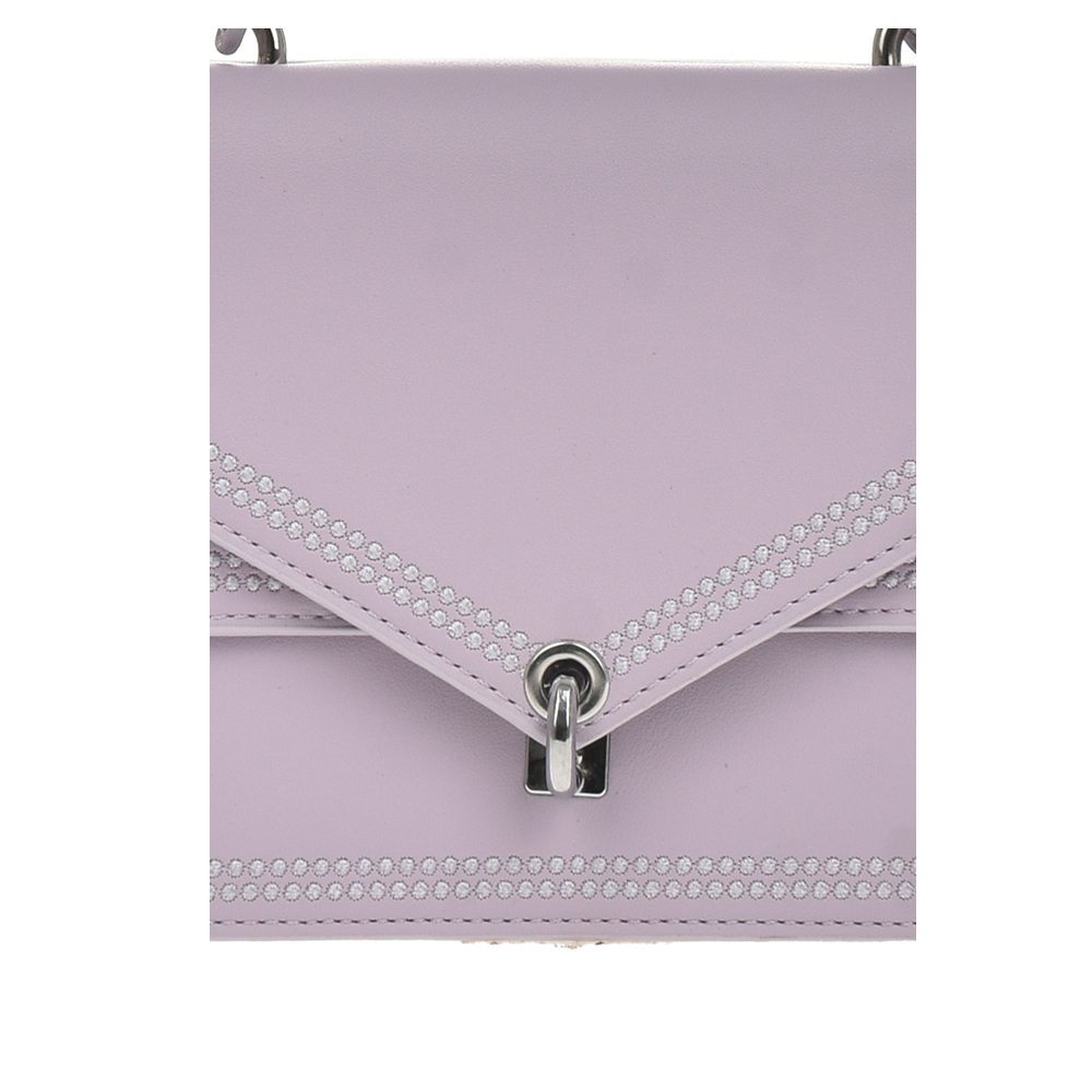 Geanta dama din piele ecologica Francesca Rossi FR5857, Mov, #5, Bagsy