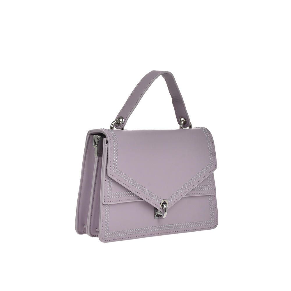 Geanta dama din piele ecologica Francesca Rossi FR5857, Mov, #2, Bagsy